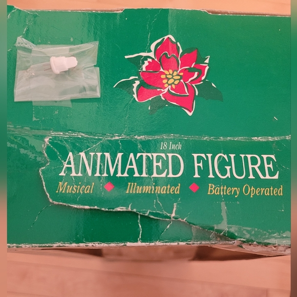 Vintage Animated Angel Figure Holiday Decoration Motion-ettes - Picture 4 of 4